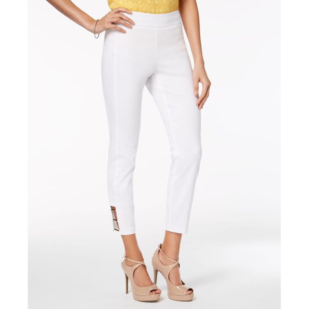 Thalia Sodi Hardware Embellished Pull On Pants